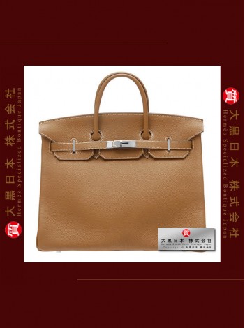 HERMES BIRKIN 40 (Pre-owned) - Gold, Togo leather, Phw